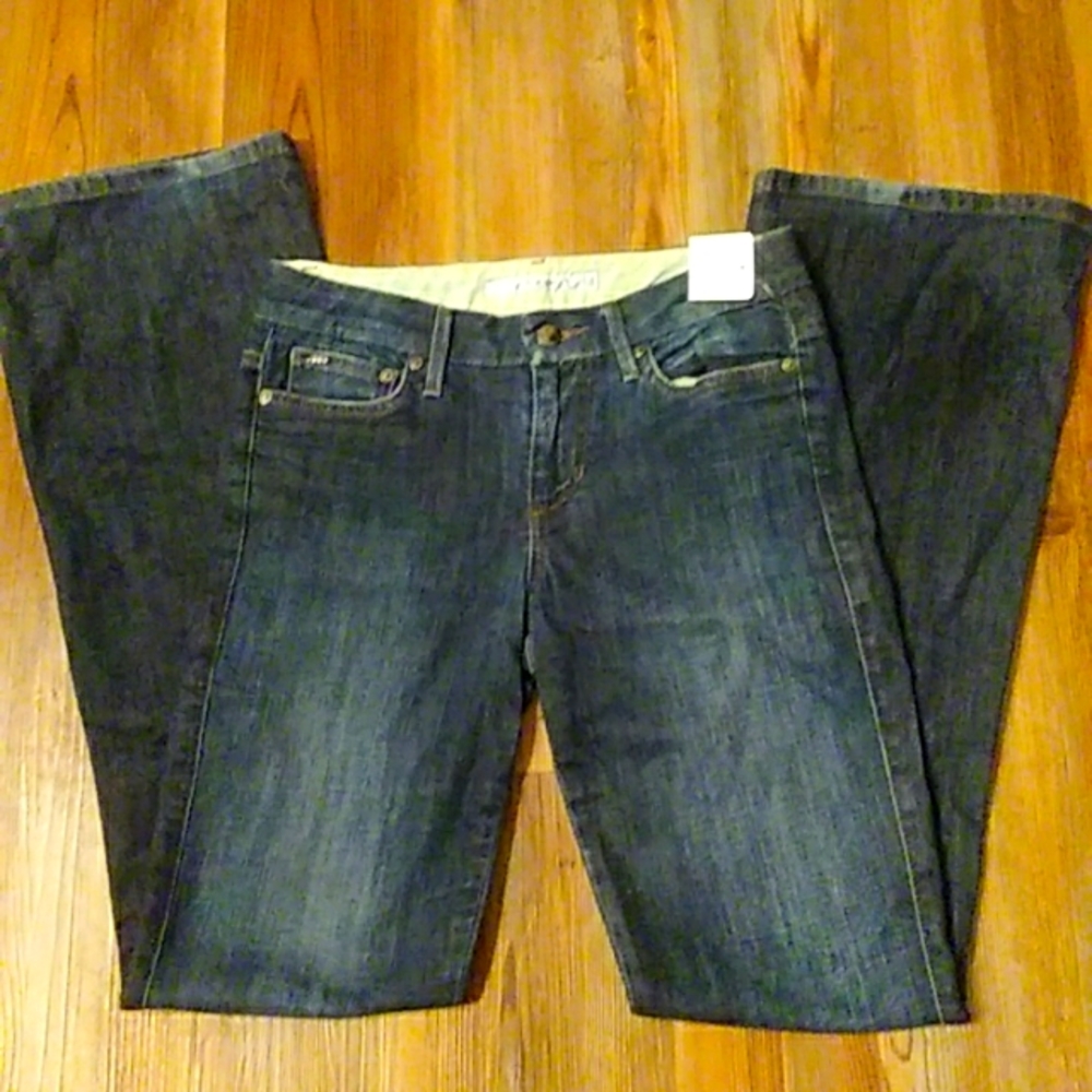 NWT JOE'S DENIM BOOT CUT JEANS. MED/DARK WASH. SZ. 26 (2)